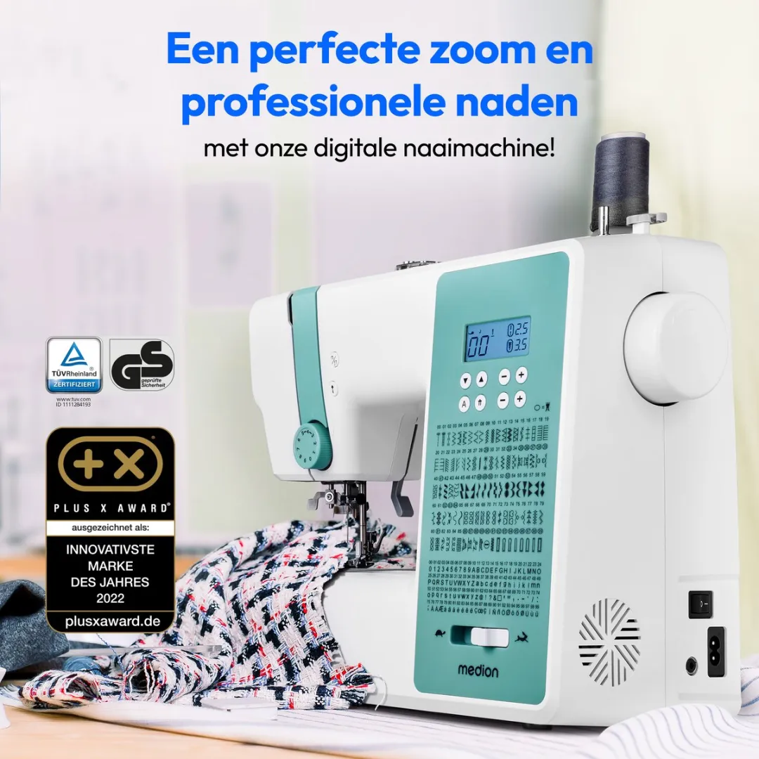 Medion SD36 Naaimachine - 270 Patroon Turkoois - afbeelding 6 van 6