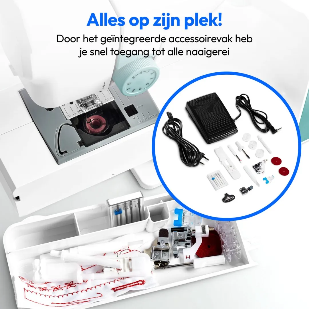 Medion SD36 Naaimachine - 270 Patroon Turkoois