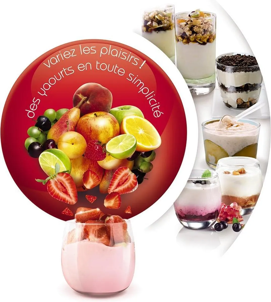 Moulinex Yogurteo YG231E32 Yoghurtmaker - 7 Potjes - 13W