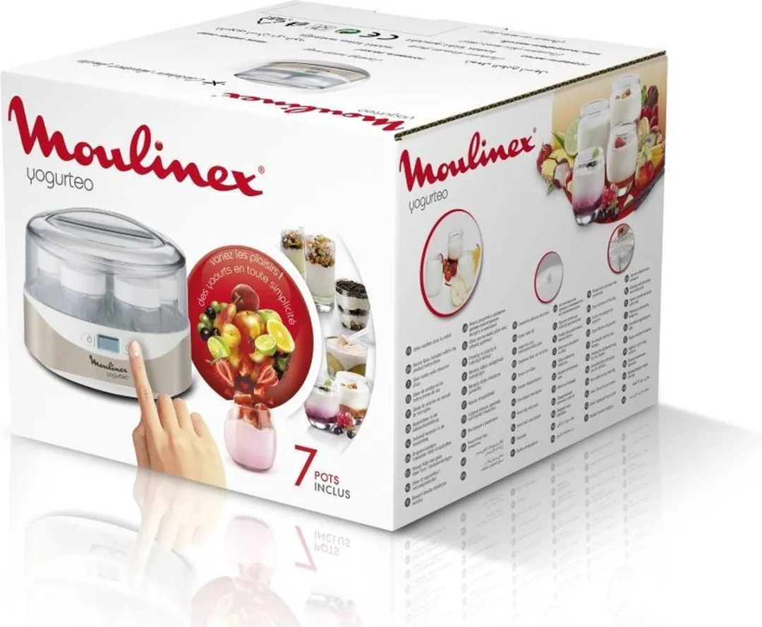 Moulinex Yogurteo YG231E32 Yoghurtmaker - 7 Potjes - 13W