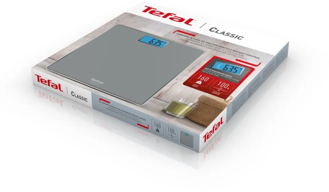 Tefal Classic PP1500 Personenweegschaal - 160 kg - Zilver