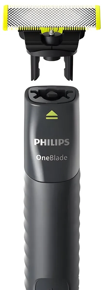 Philips OneBlade QP1424/10 Trimmer & Scheerapparaat - Houtskool - 2 Opzetkammen