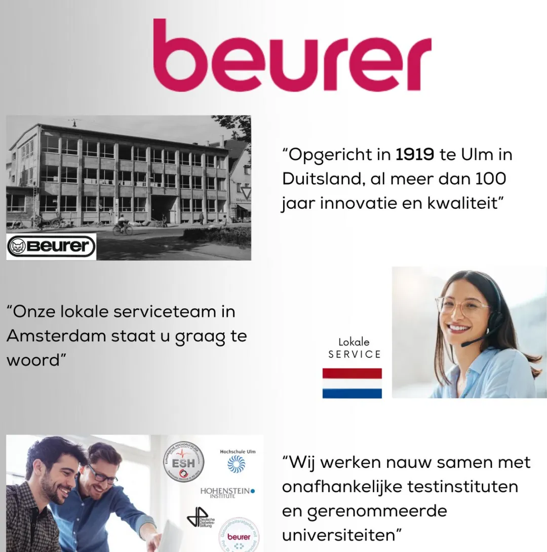 Beurer MG 24 Massageapparaat - Warmtefunctie - 3 Opzetstukken - 2 Intensiteiten - afbeelding 6 van 6