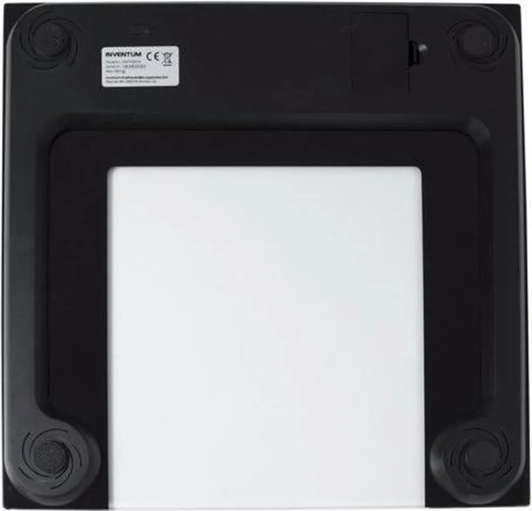 Inventum PW708ZW Personenweegschaal - Lichaamsanalyse 10 Gebruikers - 180kg - Zwart/RVS/Transparant - afbeelding 6 van 6