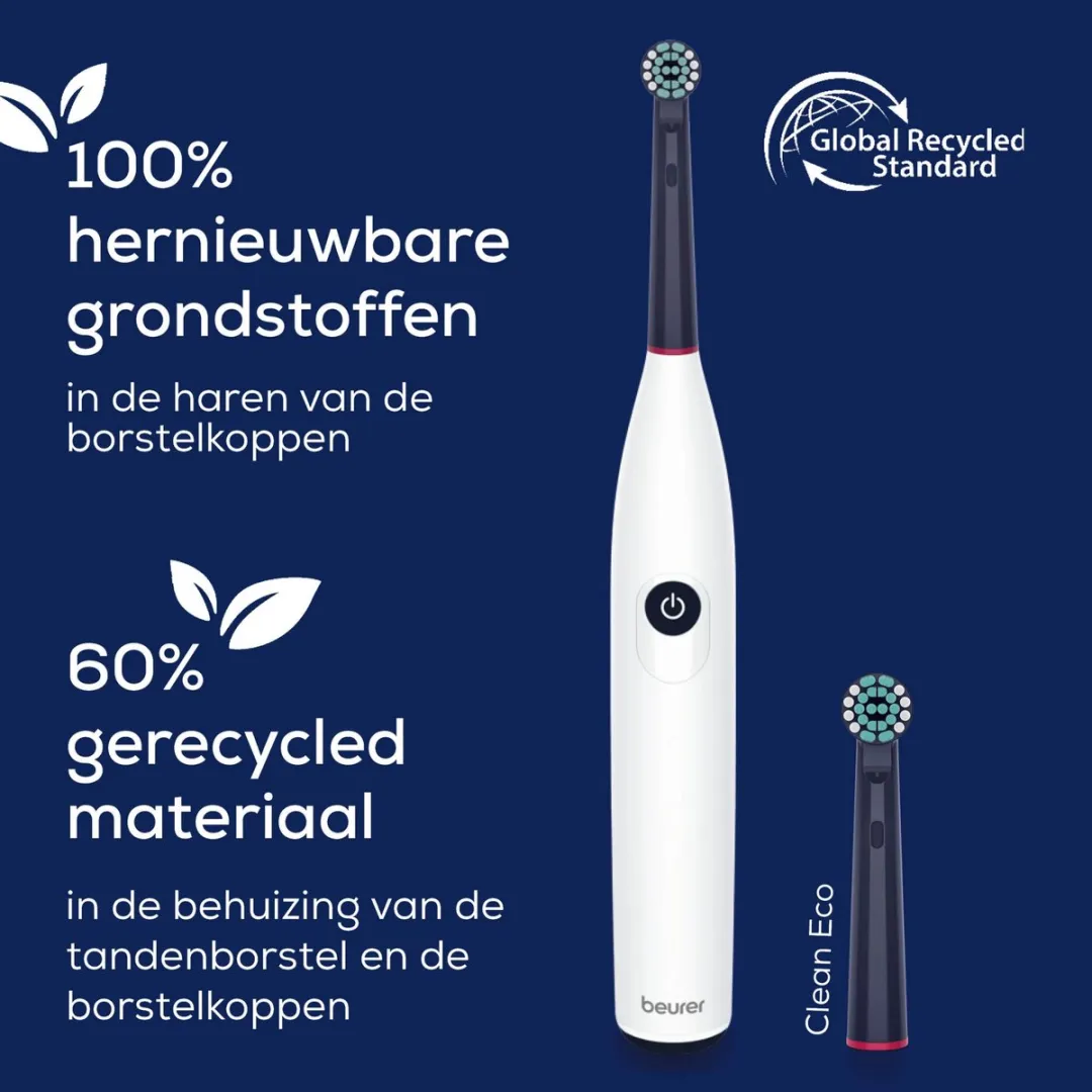 Beurer TB 15 Elektrische Tandenborstel - Oscillerend & Pulserend - 12 Dagen Accuduur - Wit-zwart