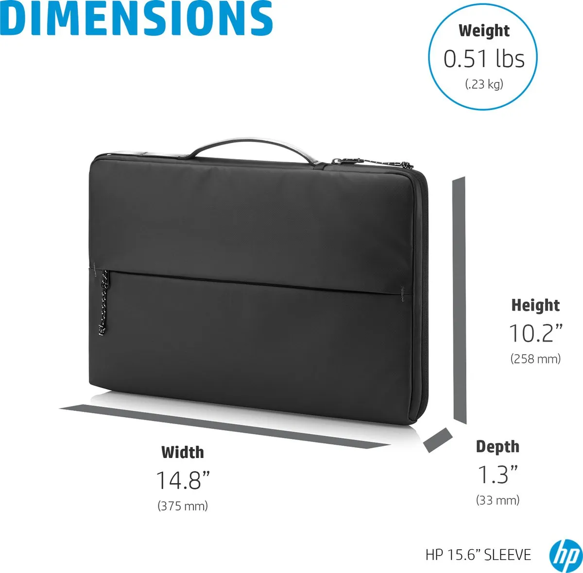 HP 14V33AA Laptophoes Grijs - 15.6"