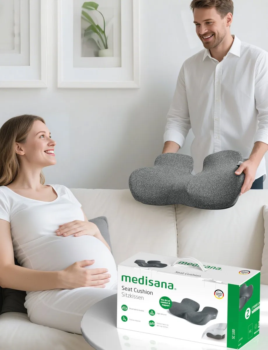 Medisana MC 100 Ergonomisch Zitkussen - Zwart - afbeelding 6 van 6
