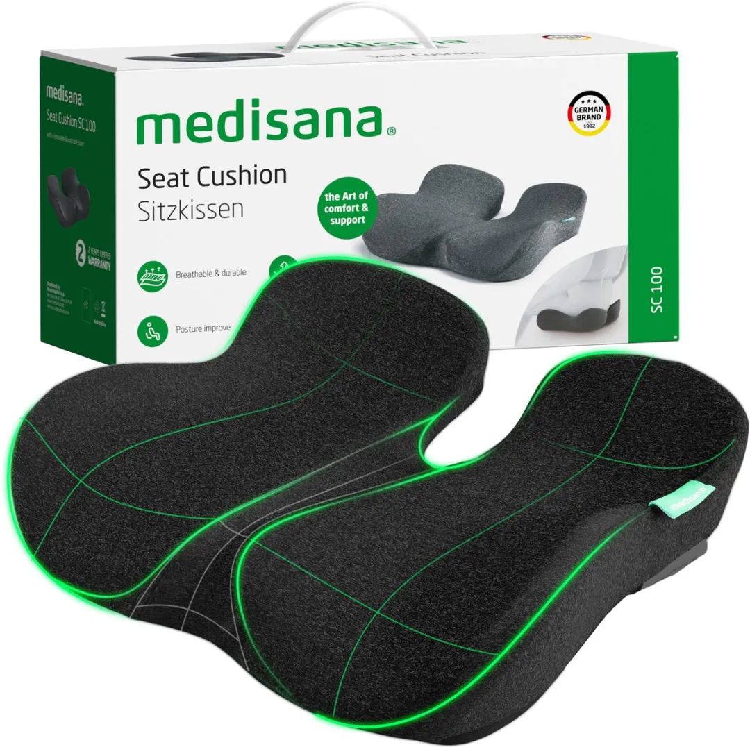 Medisana MC 100 Ergonomisch Zitkussen - Zwart