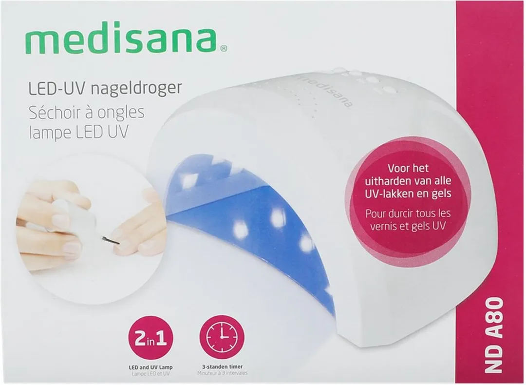 Medisana LED UV Nageldroger - Wit