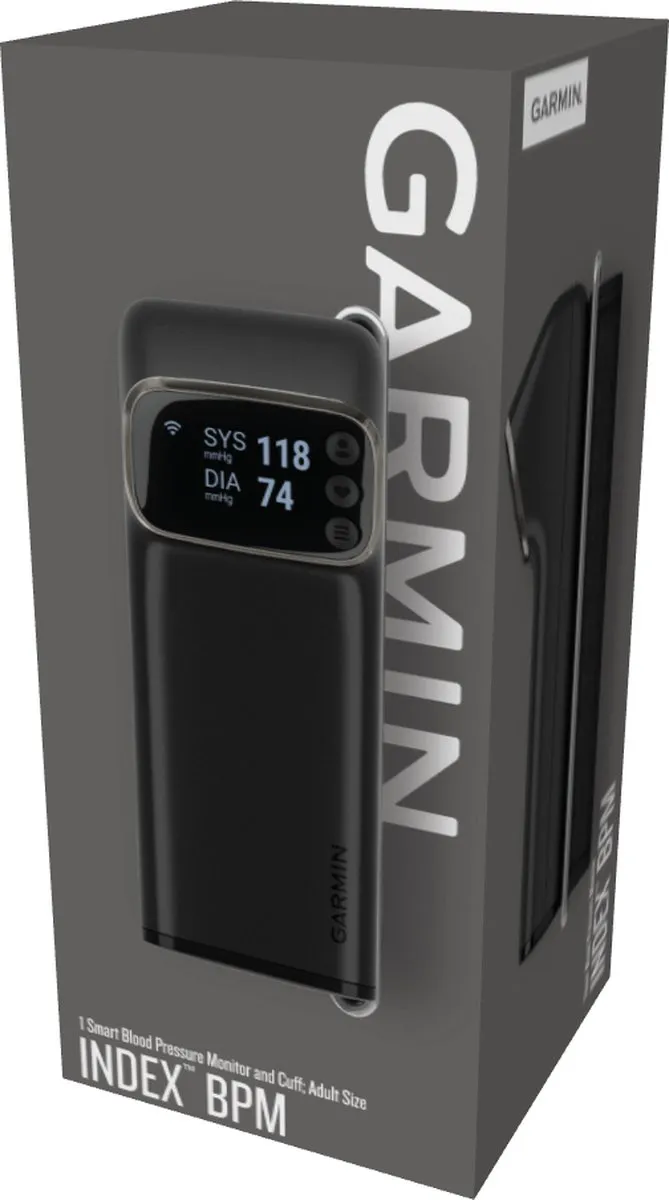 Garmin Index BPM Bloeddrukmeter - Zwart - 16 Gebruikers