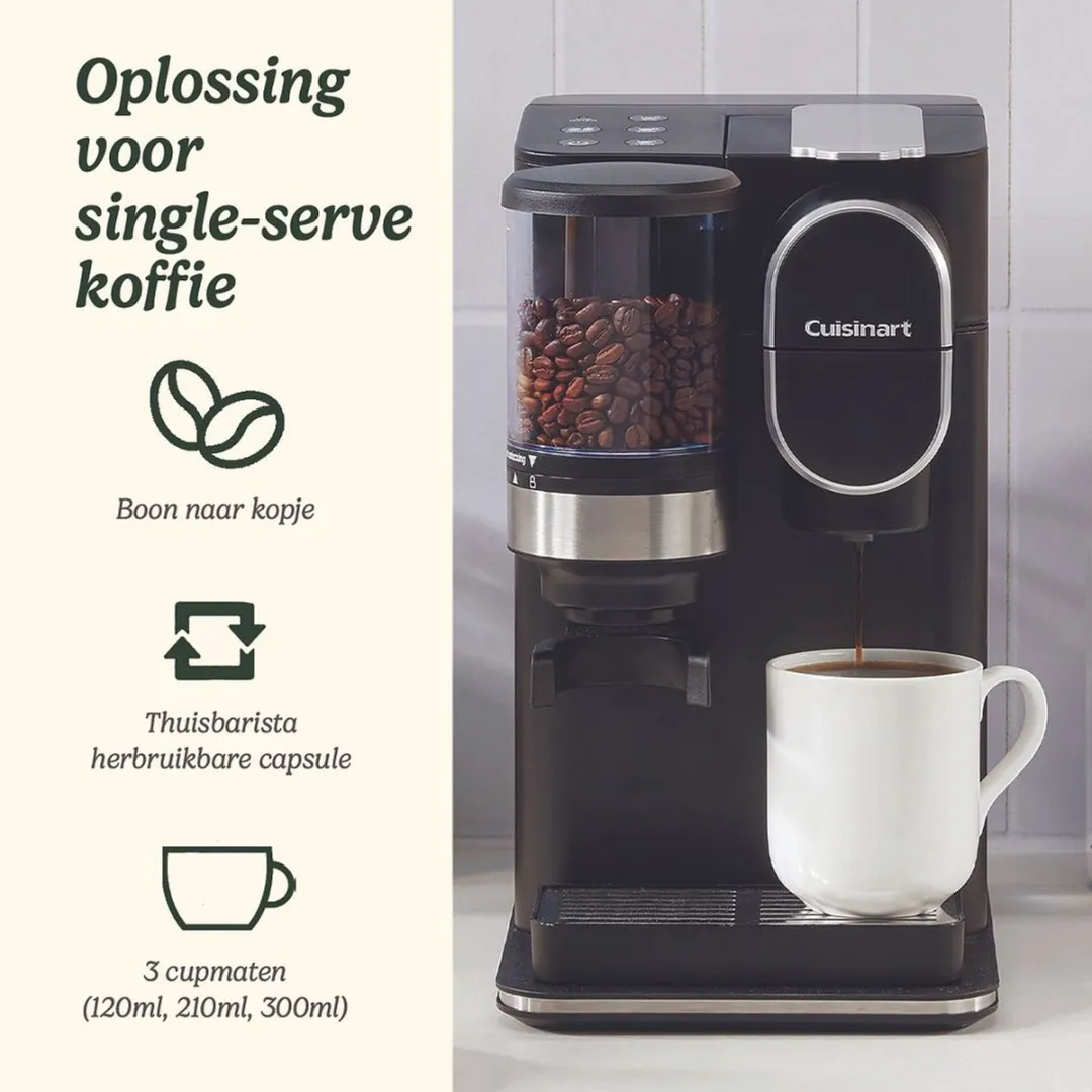 Cuisinart EM640E Single Serve Koffiezetapparaat - 1650W - Zwart - afbeelding 5 van 6