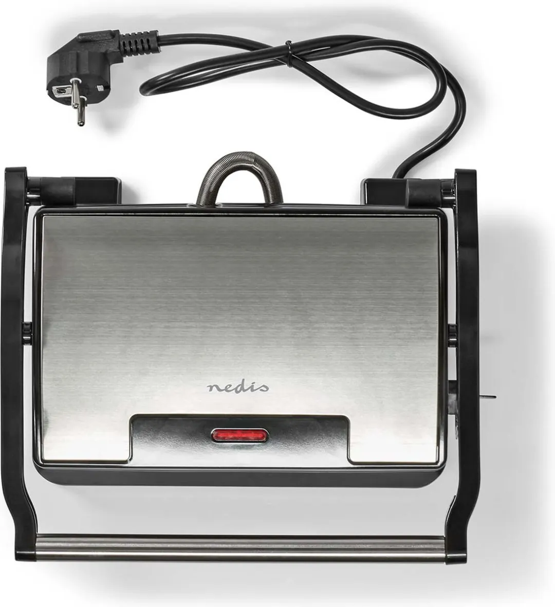 Nedis Contact Grill KAGR111FSR - 700W - Zilver