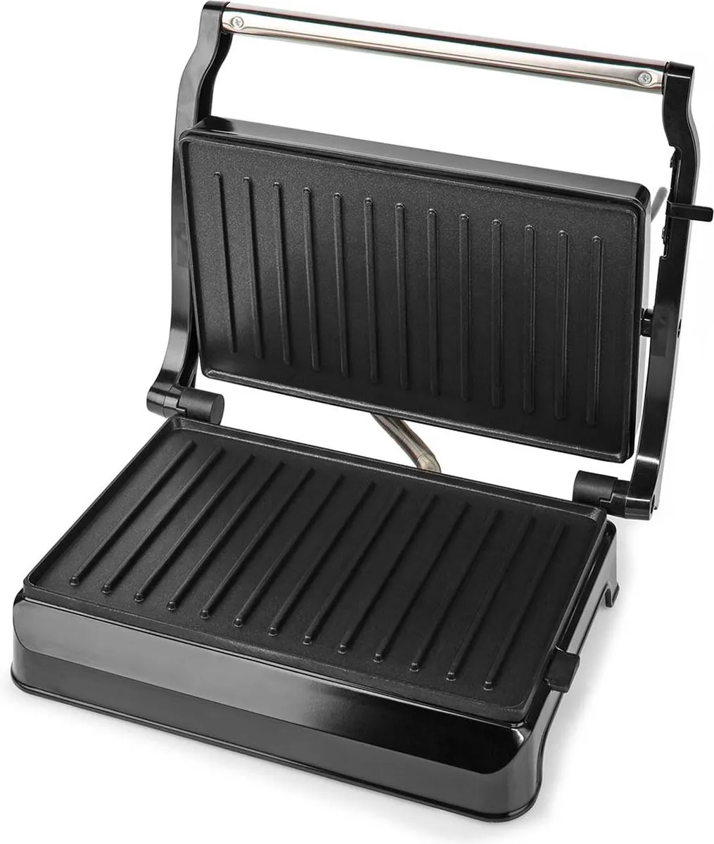 Nedis Contact Grill KAGR111FSR - 700W - Zilver