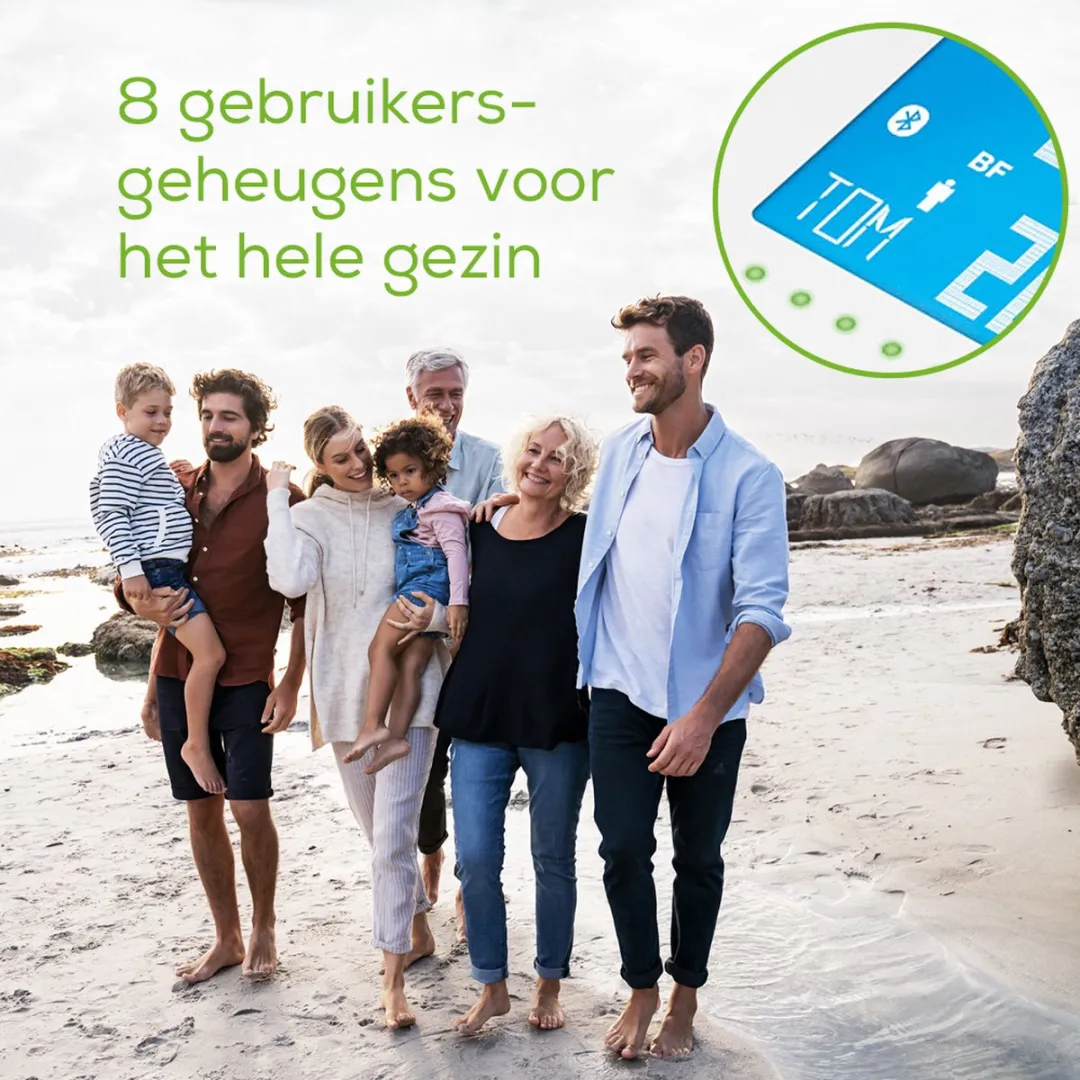 Beurer BF 950 Personenweegschaal - 180kg - 8 Gebruikers - Wit