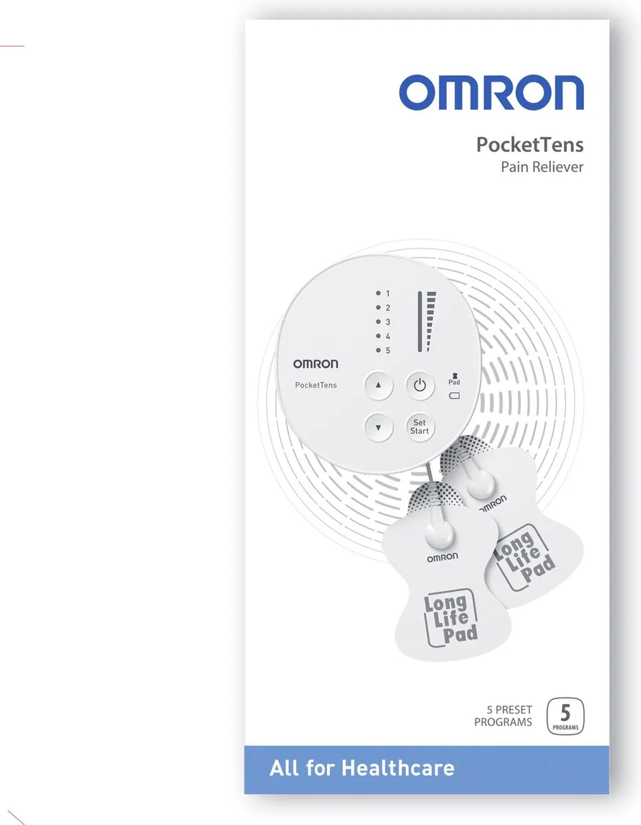 Omron PocketTens HV-F013-E Tensapparaat - Spierstimulatie - Wit - afbeelding 6 van 6