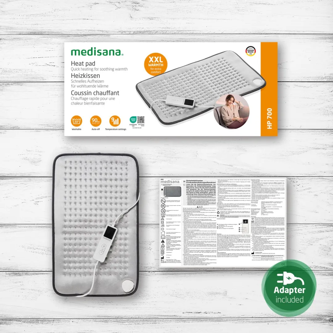 Medisana HP 700 XXL Warmtekussen - 100W - Grijs