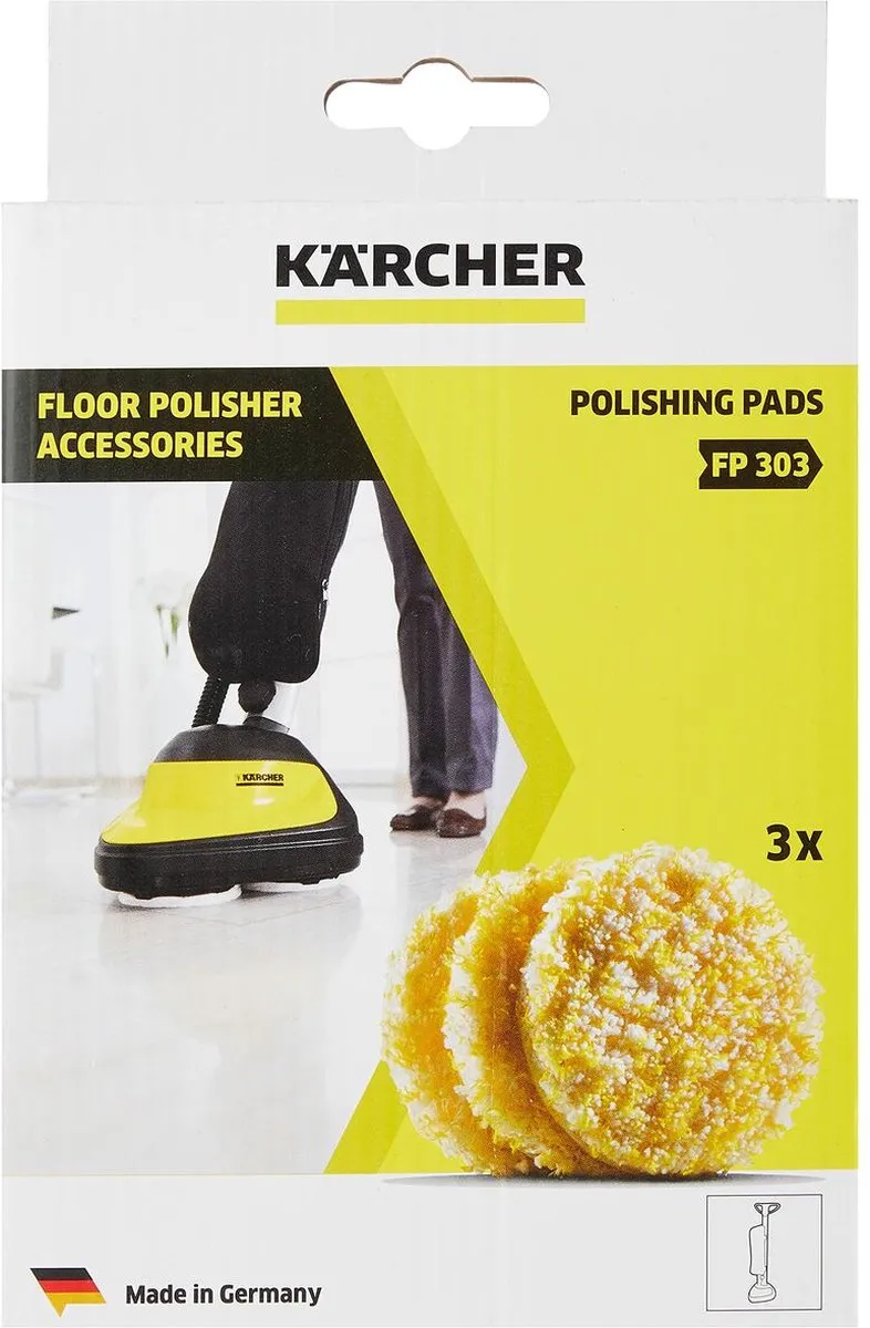 Kärcher FP 303 Polierpads - 3 Stuks