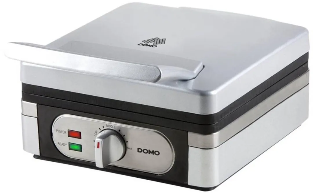 Domo DO9047W Wafelmaker - 1400W - 2 Platen - Zilver
