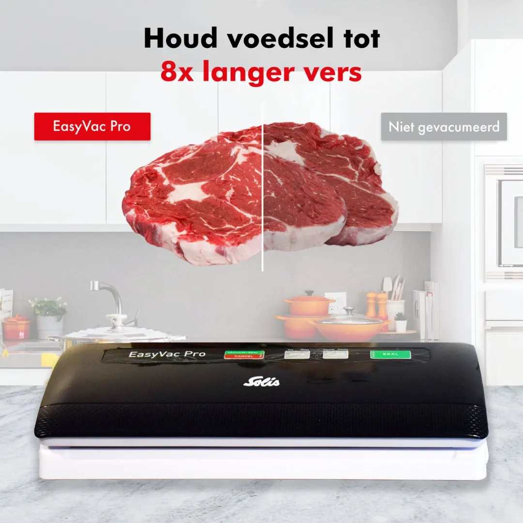 Solis Vac Pro 569 Vacuümmachine - Zwart - afbeelding 6 van 6
