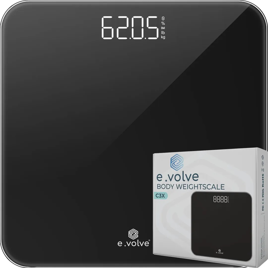 e.volve Personenweegschaal Digitaal 180kg