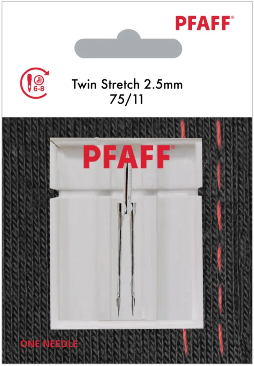 Pfaff Tweelingnaald Stretch 75/2.5mm