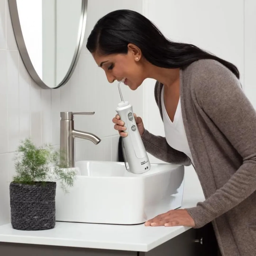 Waterpik WF-13 Pearl Tandheelkundige Jet - Wit - Oplaadbaar - 2 Drukniveaus