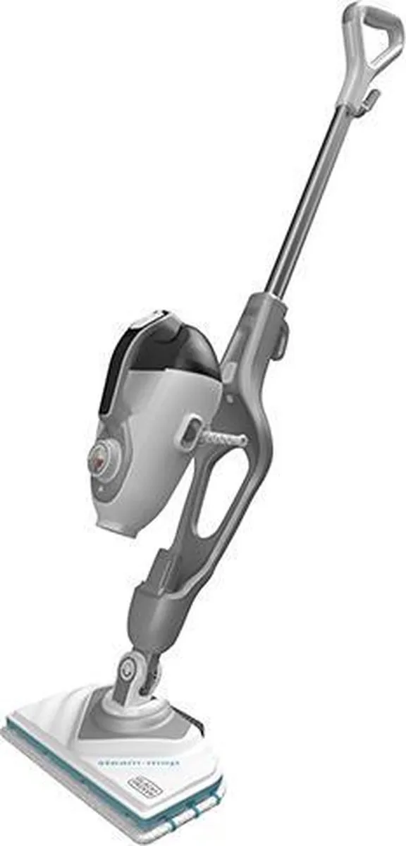 BLACK+DECKER BHSM1615DSG-QS Stoomdweil 1600W - Deltavoet & 15 Accessoires - Wit/Zilver