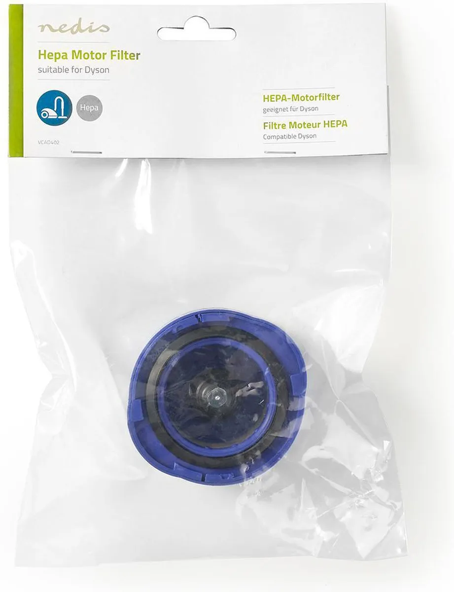 Nedis VCAD402 Stofzuiger Motorfilter - Paars - Hepa - afbeelding 6 van 6