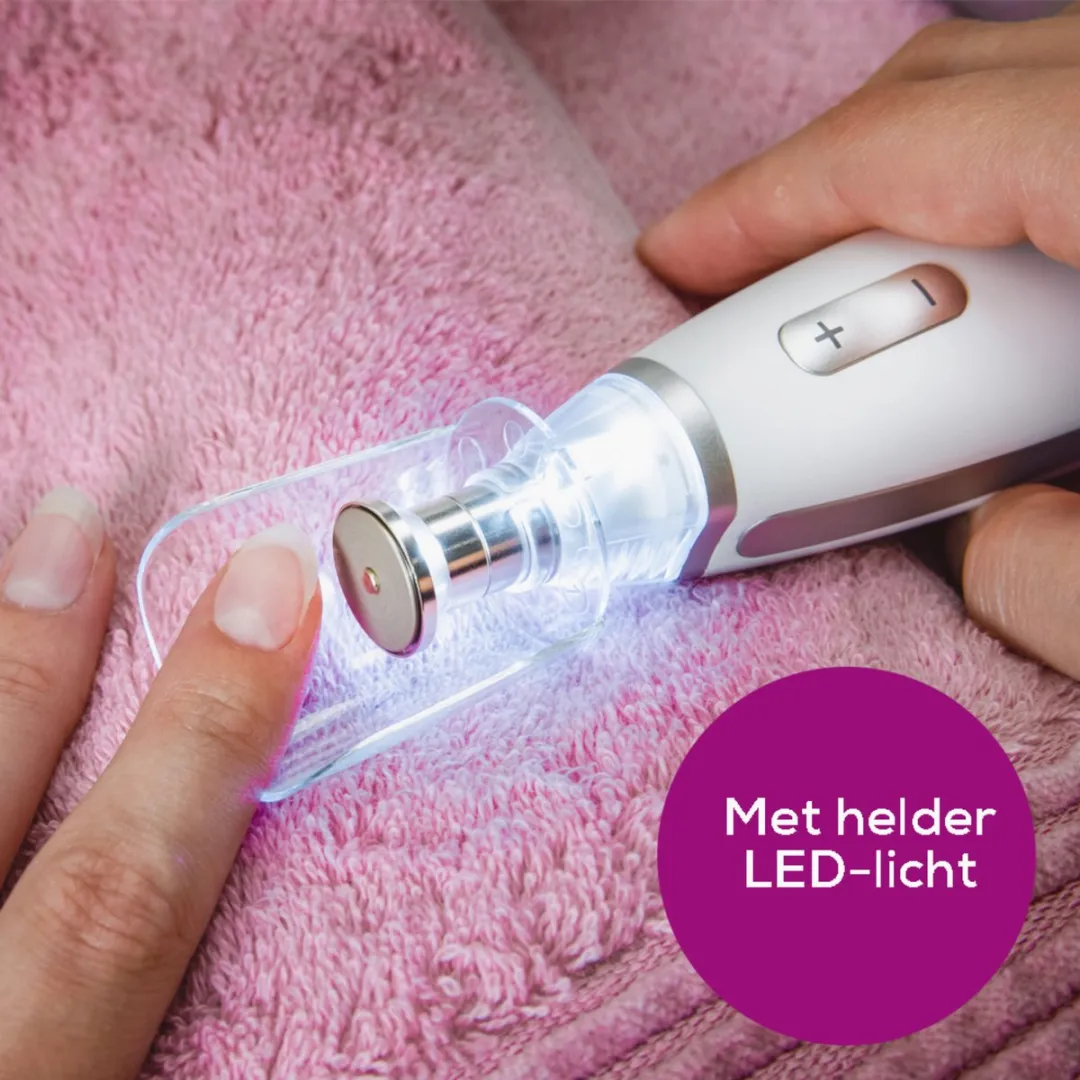 Beurer MP 62 Nagelvijl Set - 10 Opzetstukken - 5400 RPM - Wit