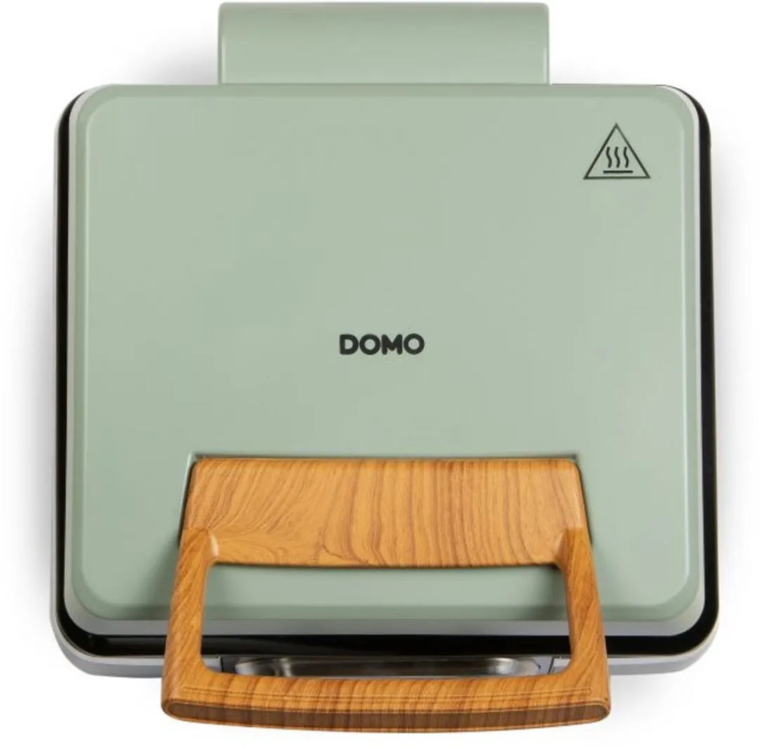 Domo DO9279W Wafelijzer 1520W - 4 Stuks - Saliegroen