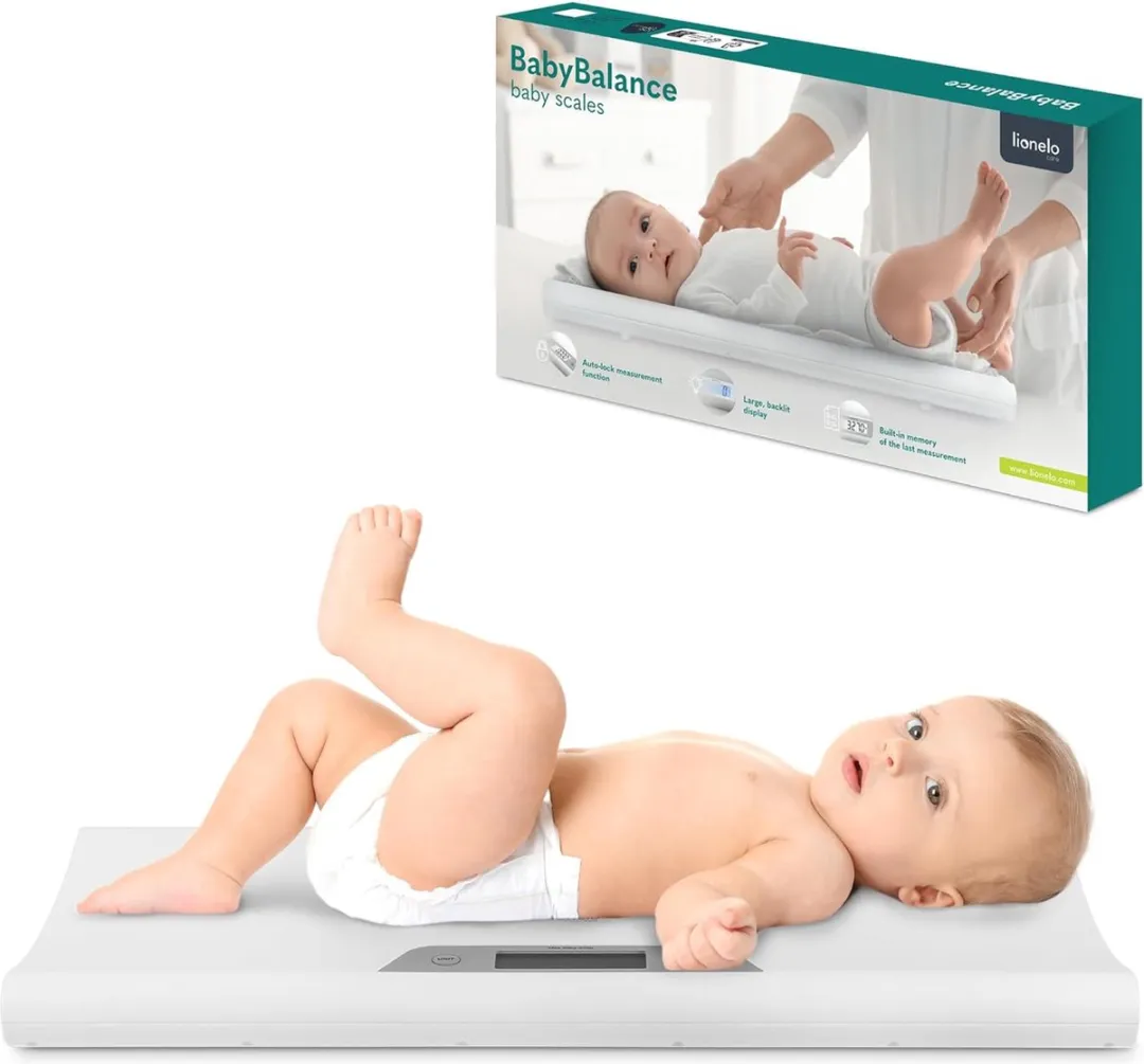 Lionelo Babybalance Elektronische Babyweegschaal 20 kg - Wit
