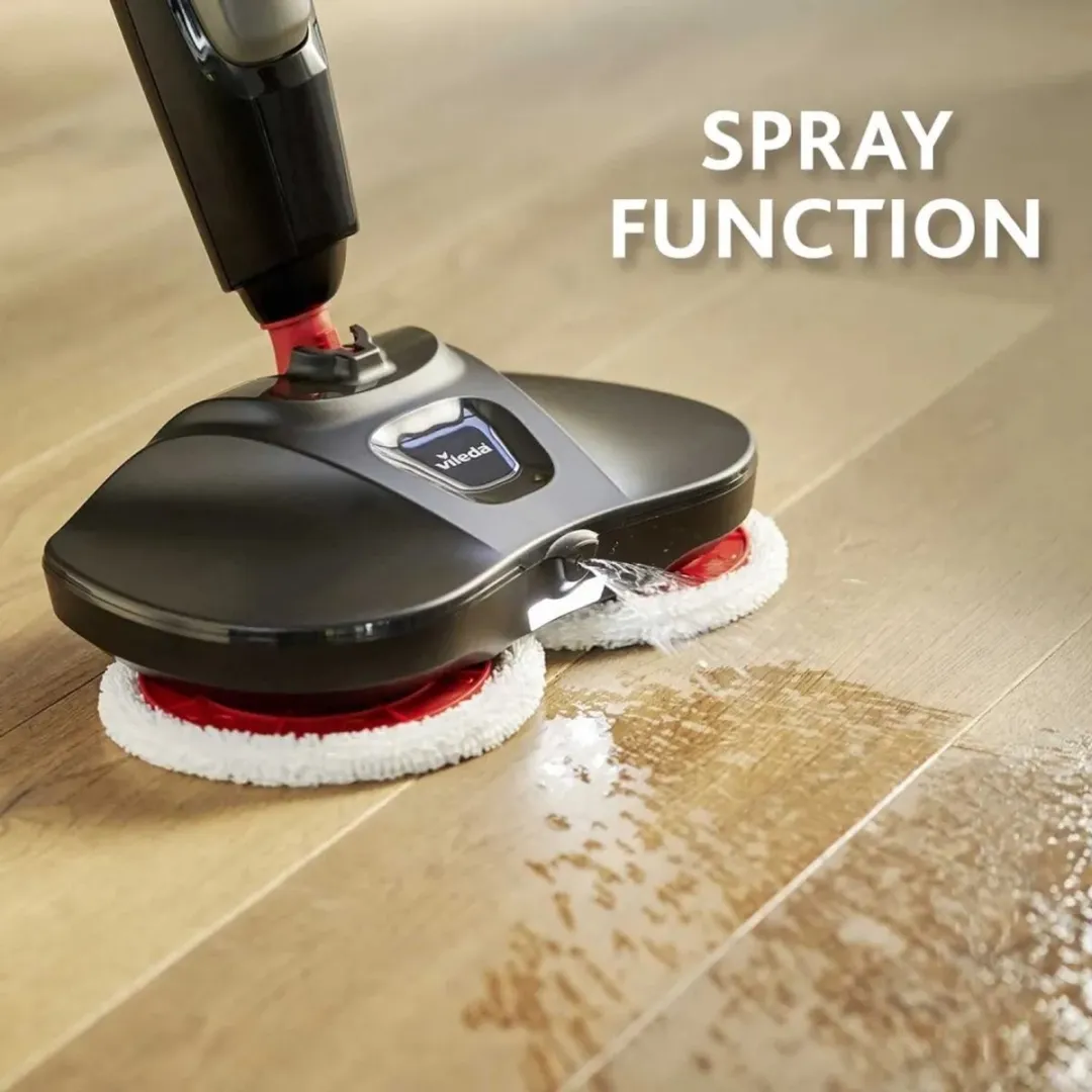 Vileda Looper Electric Spray Mop - Zwart