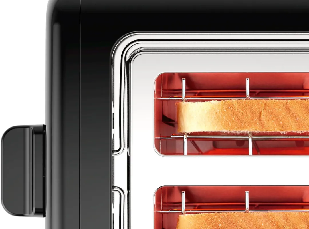 Bosch DesignLine TAT3P423 Broodrooster - 2 Sandwiches - 970W - Rood - afbeelding 6 van 6