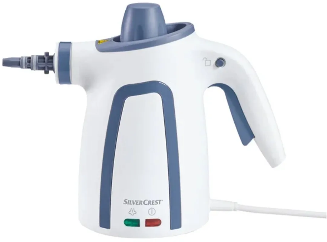 Silvercrest Handstoomreiniger 2023 - 1050W - Blauw/Wit