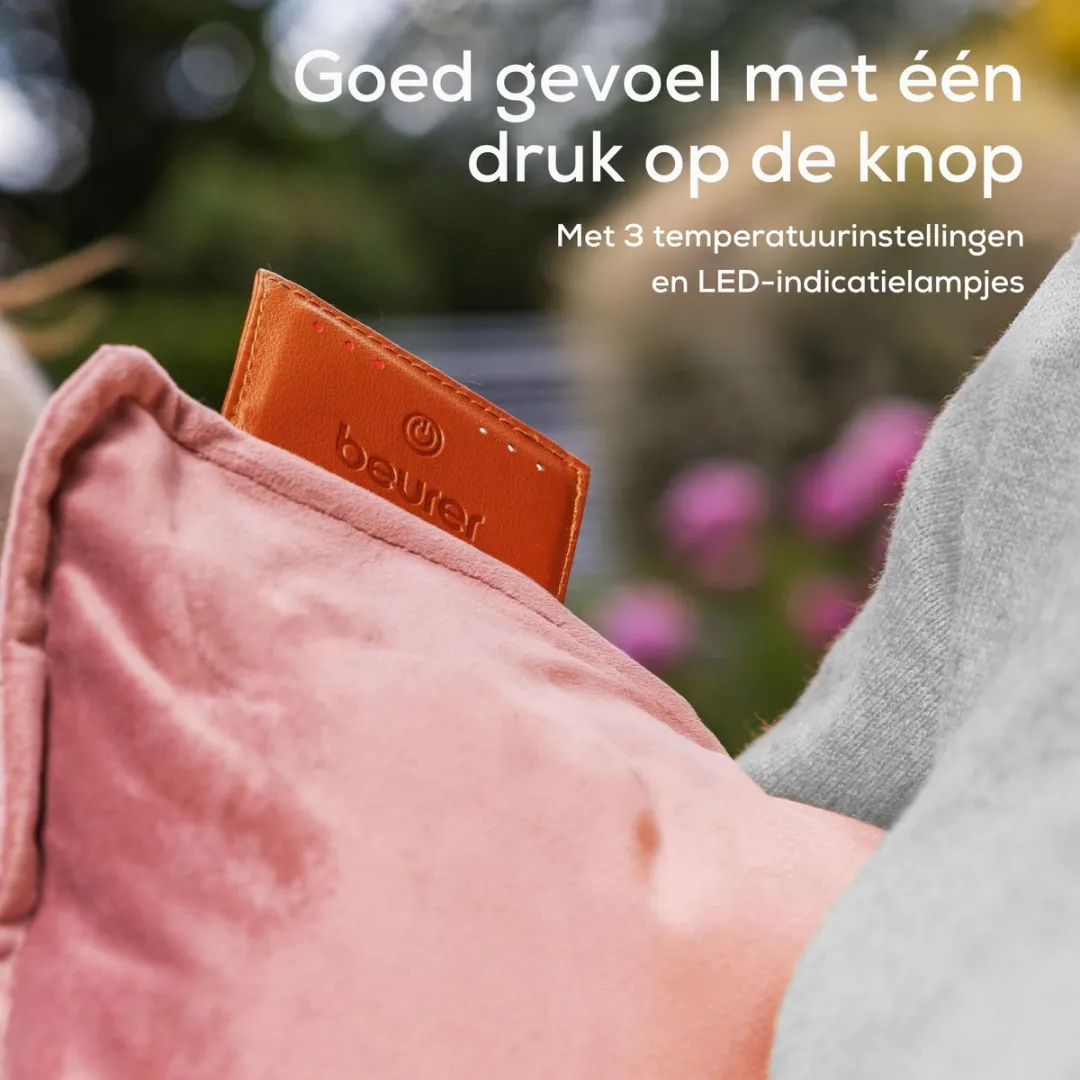 Beurer HK 48 Warmtekussen - Roze - 45x45cm - Draadloos - afbeelding 6 van 6