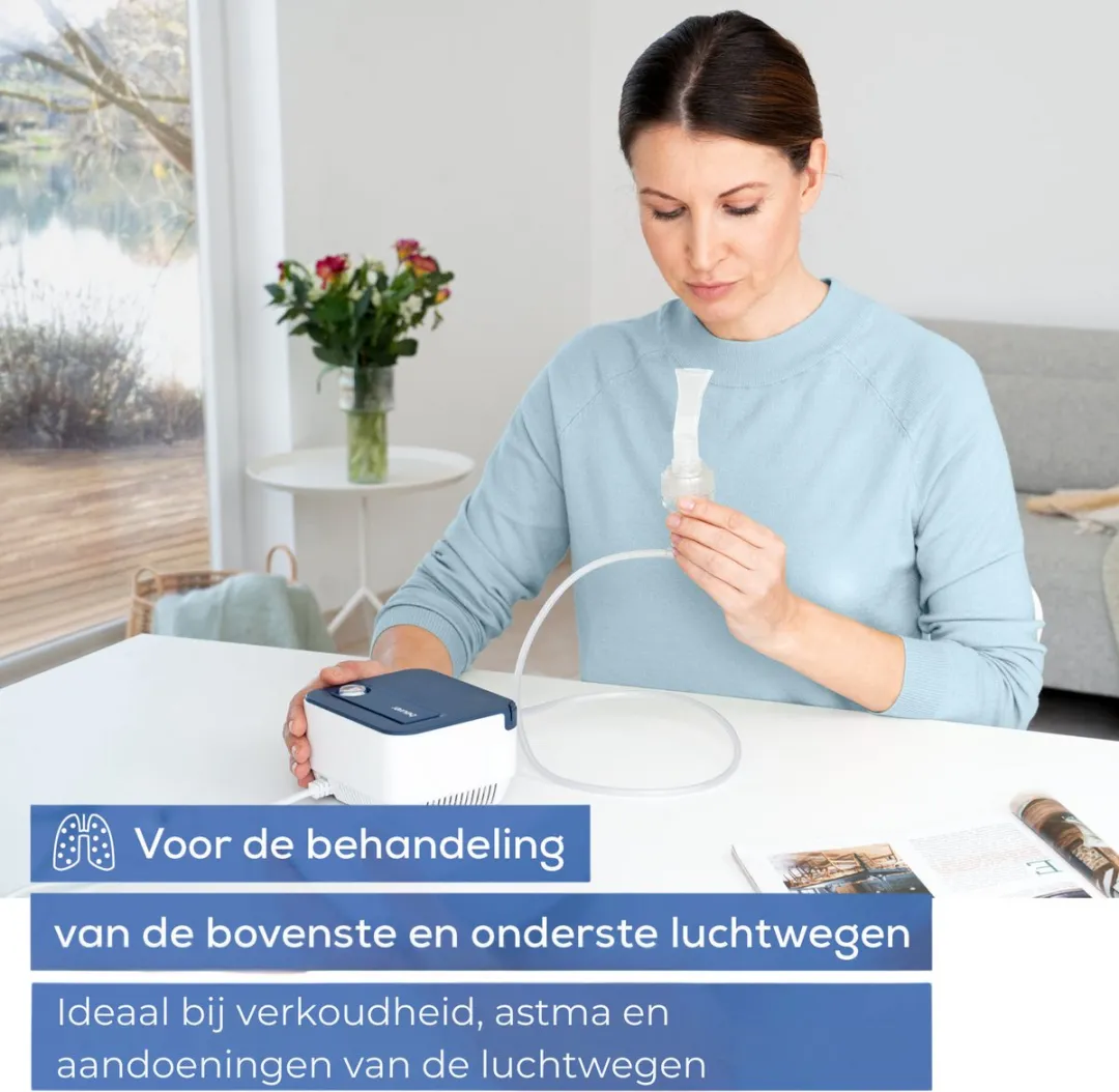 Beurer IH 16 Vernevelaar - Perslucht - 0,3ml - Incl. set