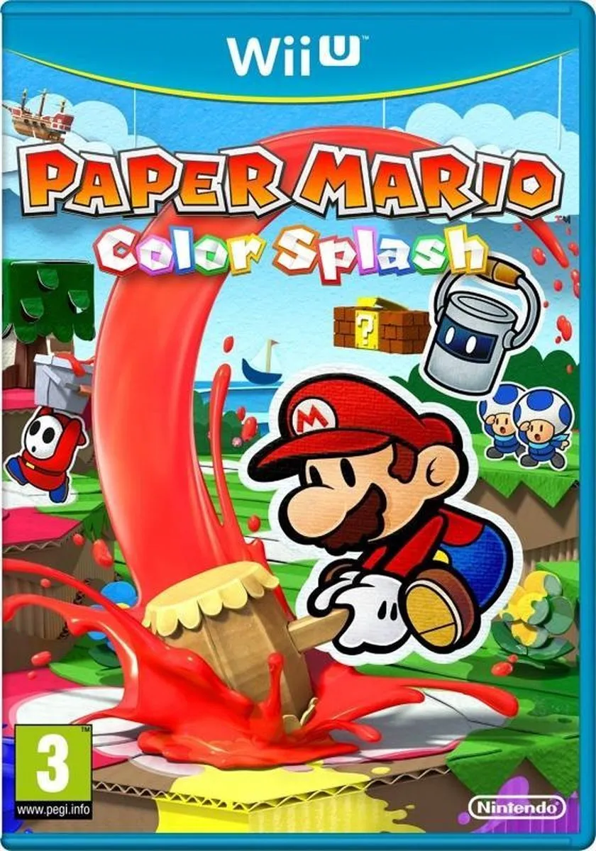 Nintendo Paper Mario Color Splash Wii U