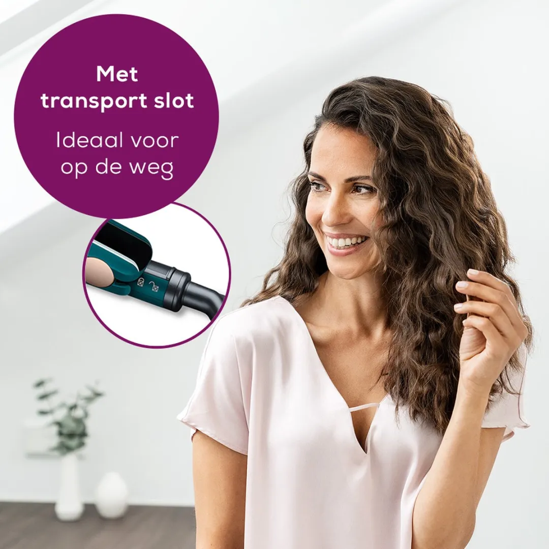Beurer HS 50 Ocean Stijltang - Ionen & Keramische coating - 360°C draaibare kabel