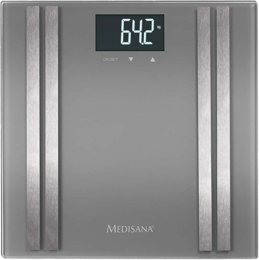 Medisana BS 476 Lichaamsanalyseweegschaal - 180 kg - Grijs