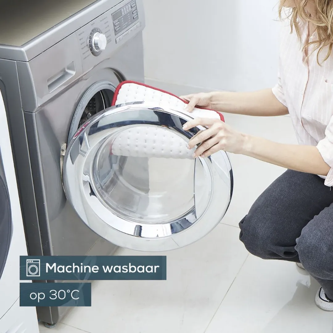 Beurer HK 123 XXL Elektrisch Warmtekussen - 44x33cm - 6 Warmtestanden - Wit/Rood