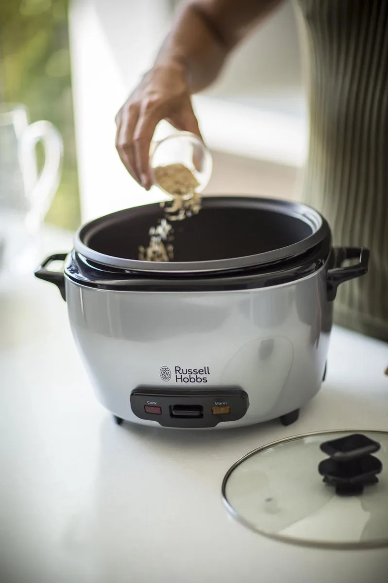Russell Hobbs MaxiCook 14 Cup Rijstkoker 1000W - RVS - afbeelding 6 van 6