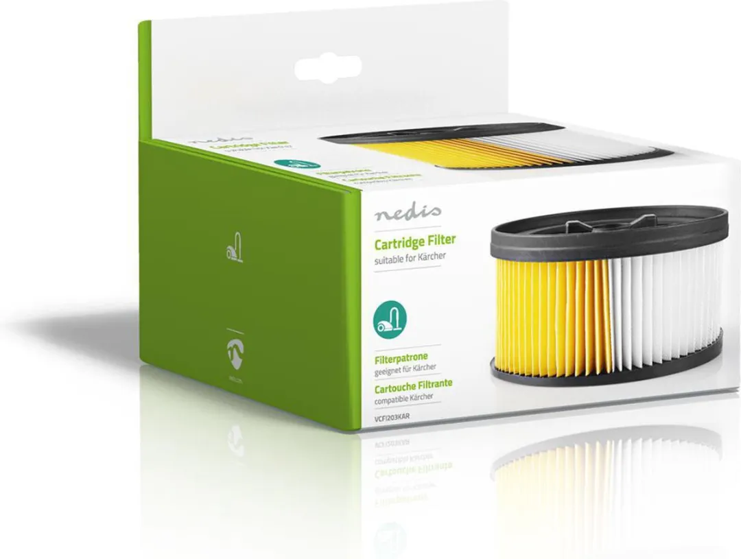 Nedis VCFI203KAR Stofzuiger Cartridgefilter - Zwart