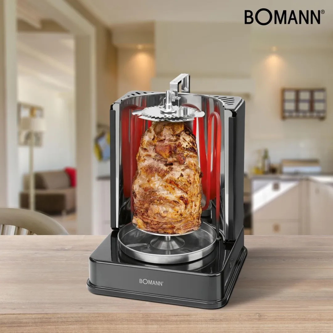 Bomann DVG 3006 CB Multigrill 1400W - Zwart - afbeelding 6 van 6