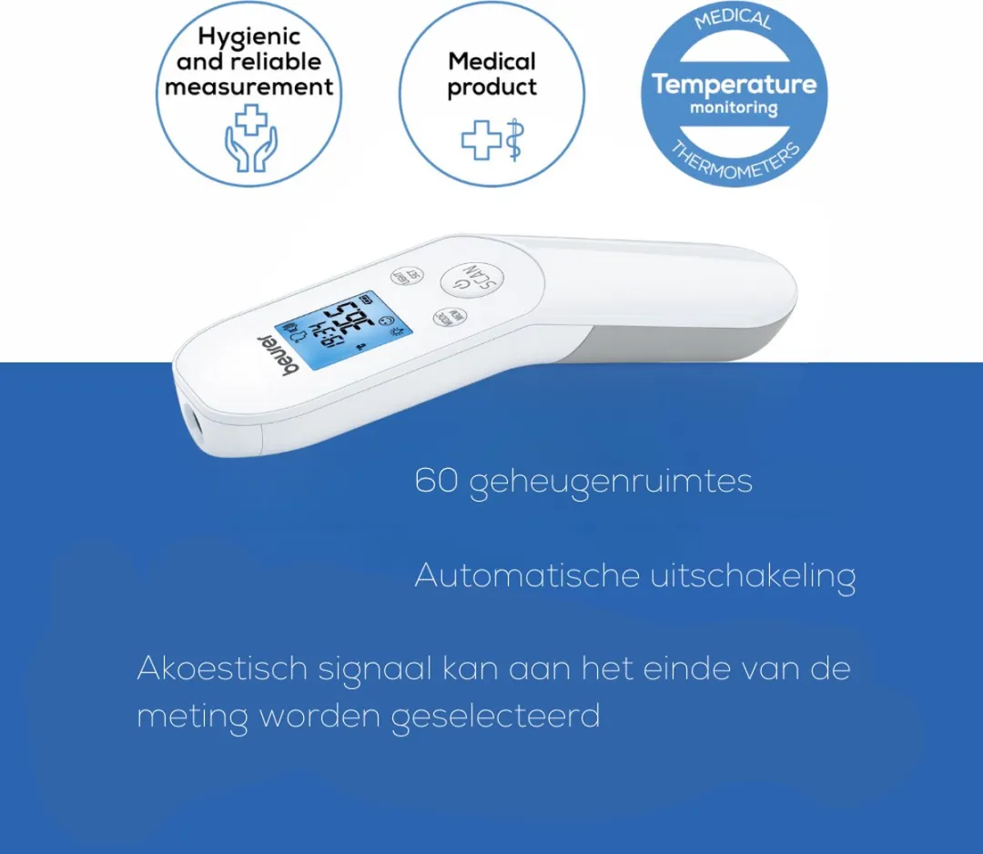 Beurer FT 85 Infrarood Thermometer - Contactloos - 60 Geheugenplaatsen