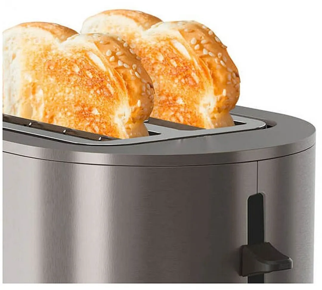 BLACK+DECKER ES9600180B Broodrooster 4 Sandwiches 1500W - Zilverkleurig