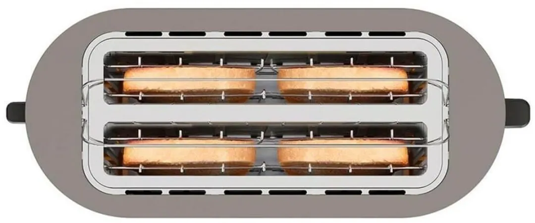 BLACK+DECKER ES9600180B Broodrooster 4 Sandwiches 1500W - Zilverkleurig