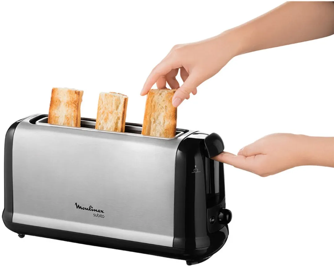 Moulinex Subito LS260800 Broodrooster 1000W - Zwart