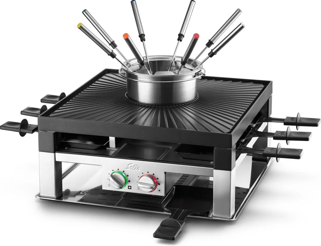 Solis Combi Tafelgrill 796 Gourmetstel 8 Personen