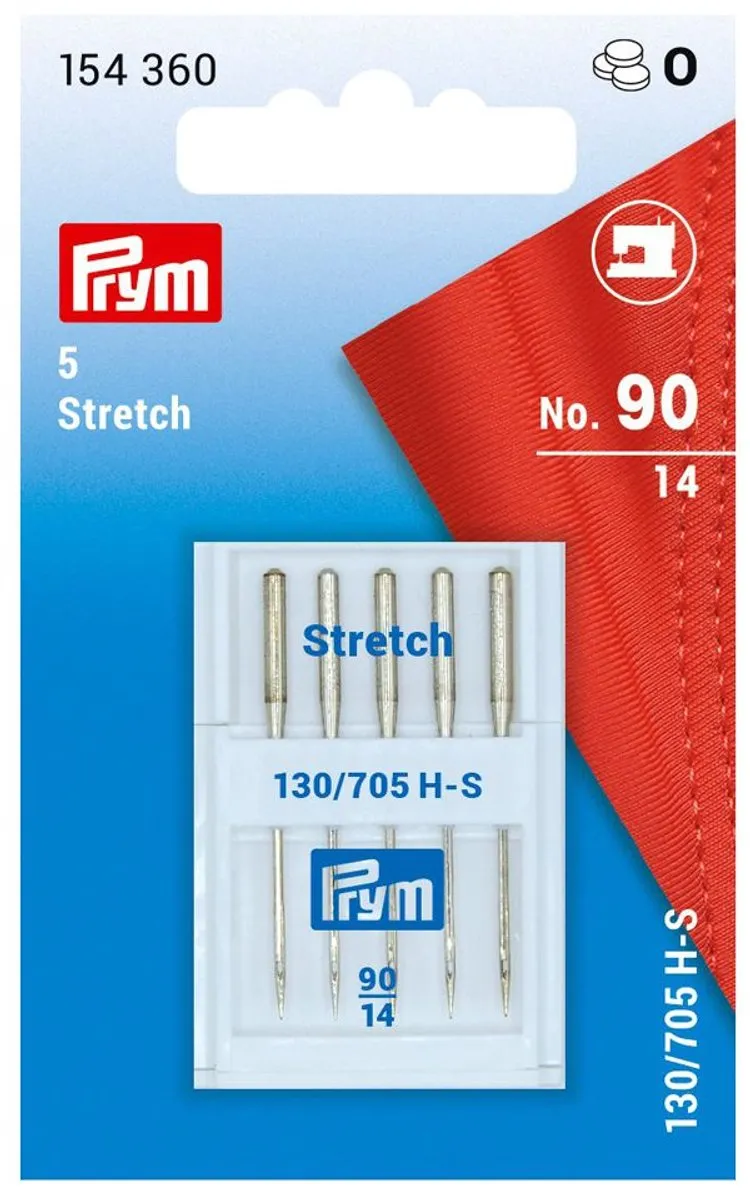 Prym Naaimachinenaalden Sys 130/705H-S STRETCH 90 - 5 Stuks