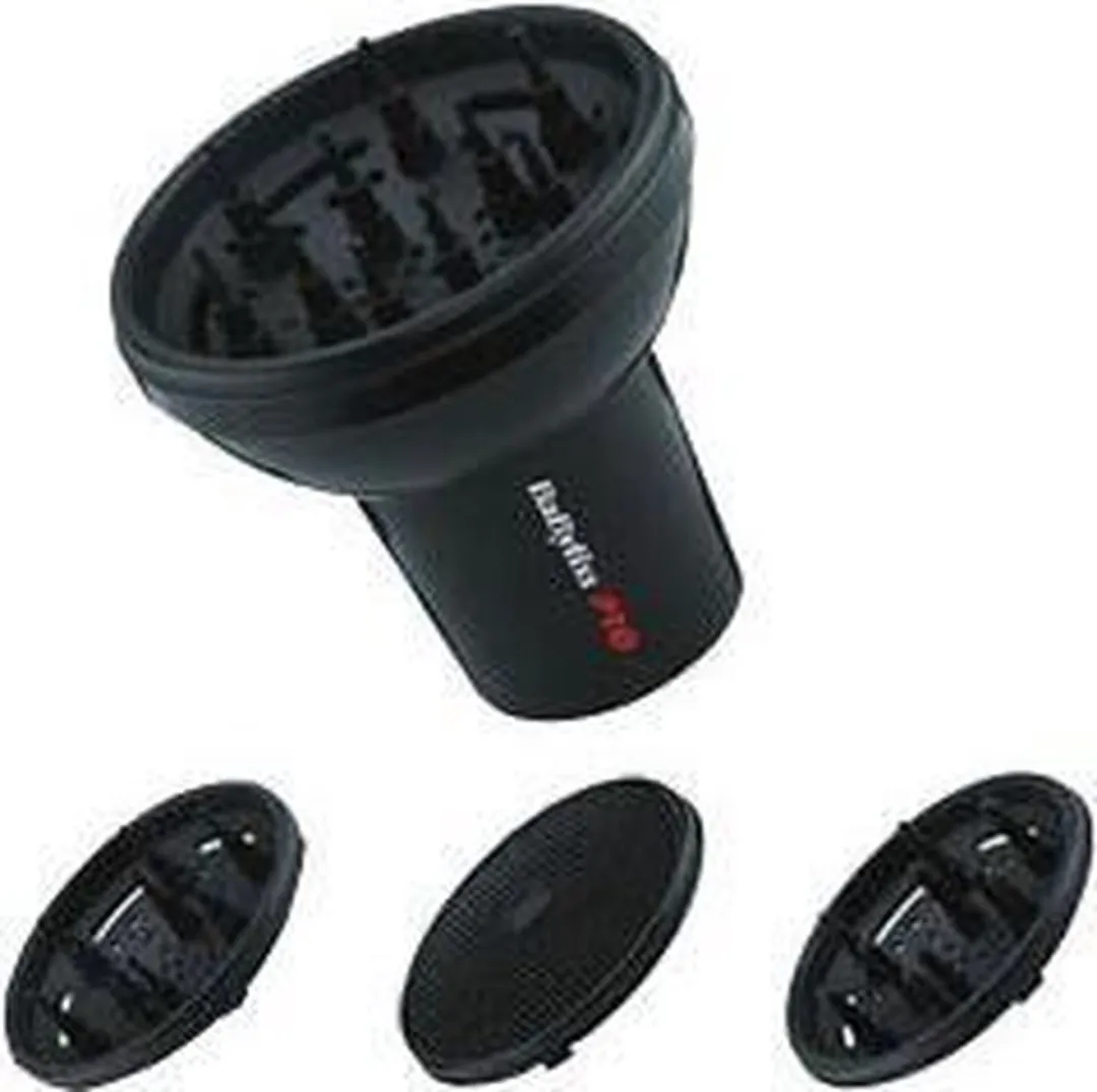 Babyliss - Opzetstuk - Pro Diffuser 3 in 1 - Driedelig - Zwart